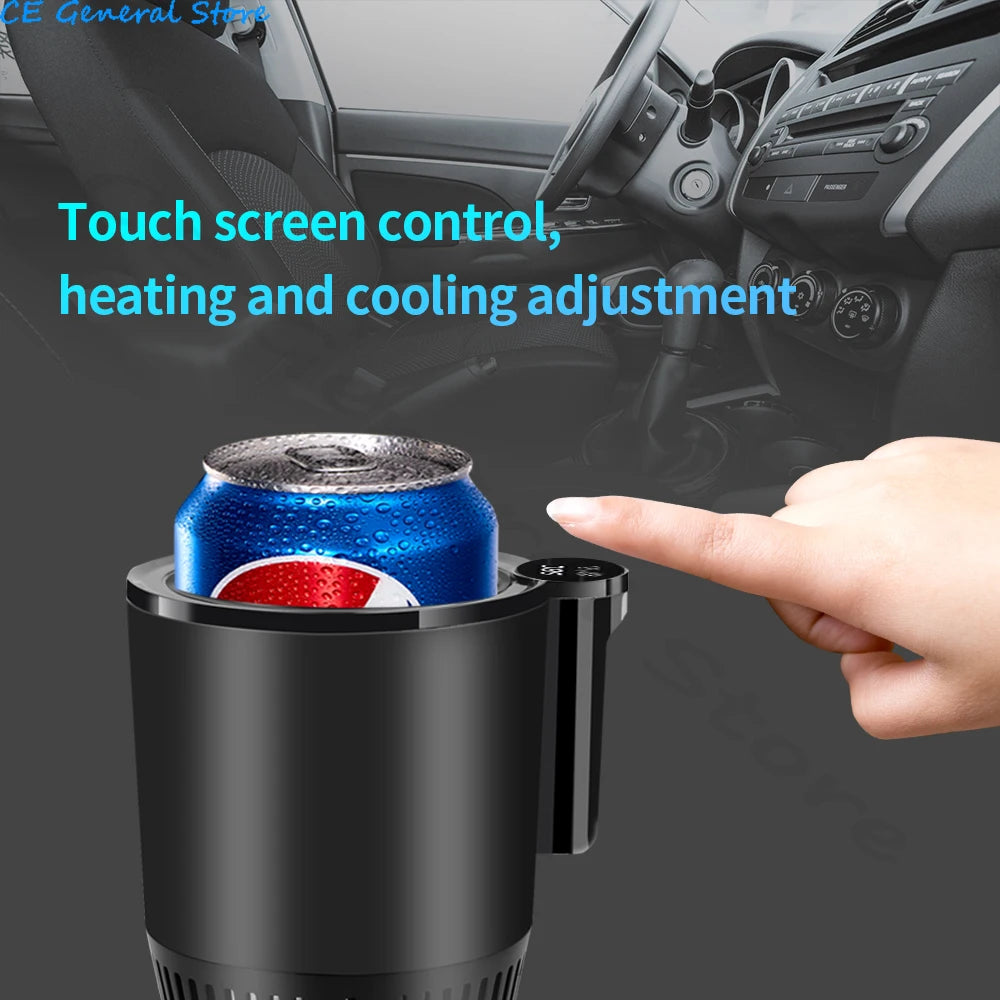 Car Cup Cooler Warmer Smart  Heating Cooling Cup 2-in-1 Car Office Mug Holder Cooling Beverage Travel Drinks Cans