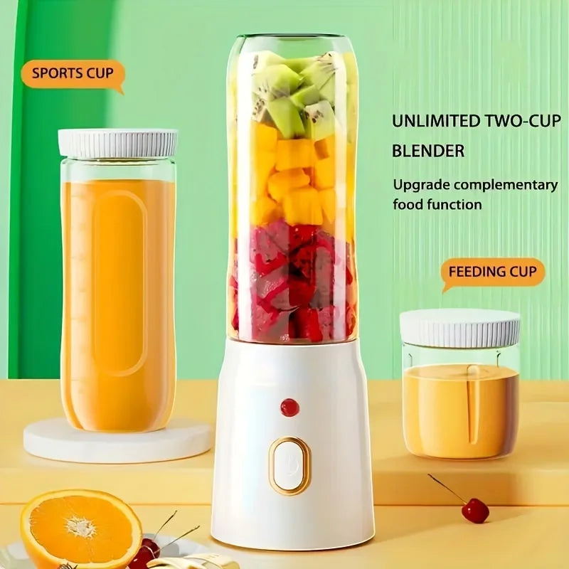 Xiaomi Electric Blender Juicer USB Fast Rechargeable Mixer Fresh Fruit Grinder Portable Multifunction Cup Shakes Smoothie Maker