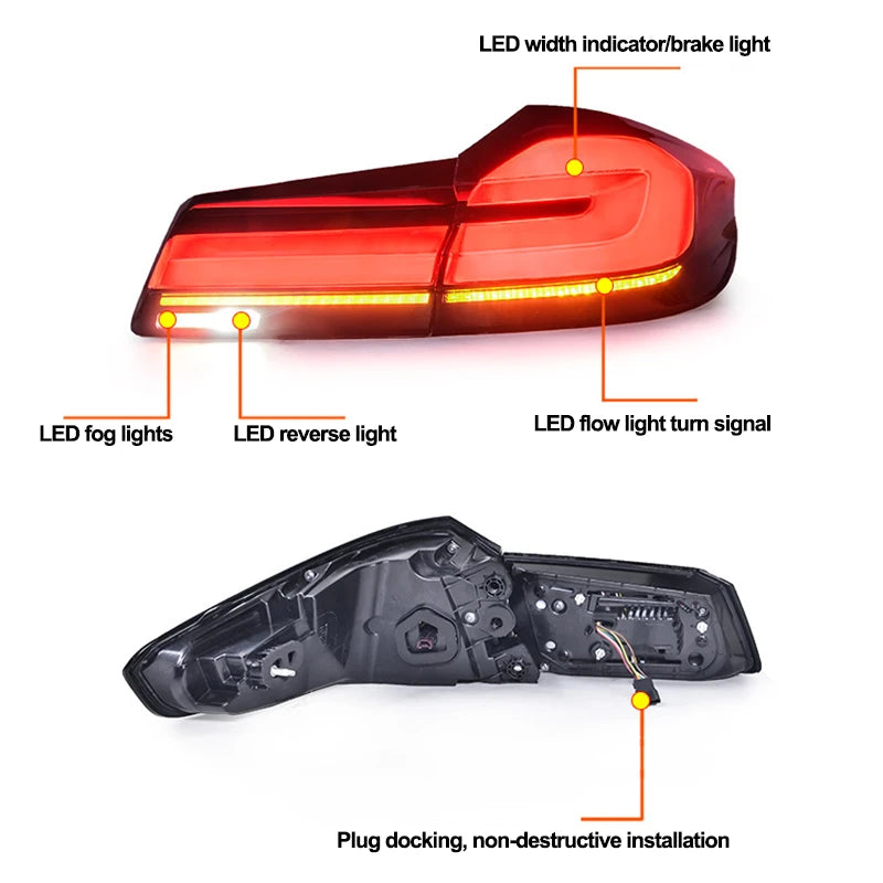 Ensemble de feux arrière à LED pour voiture