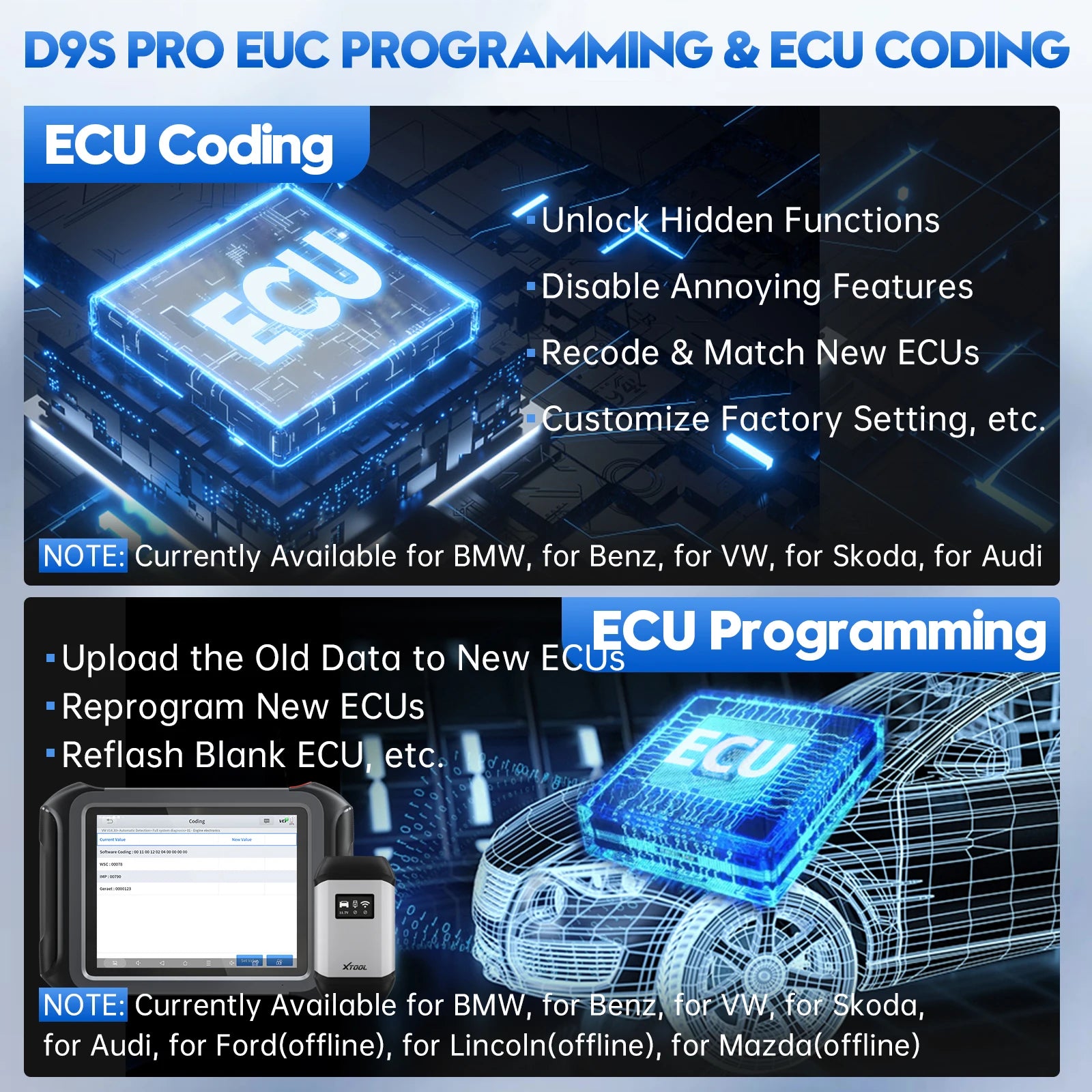 Outils de diagnostic automobile