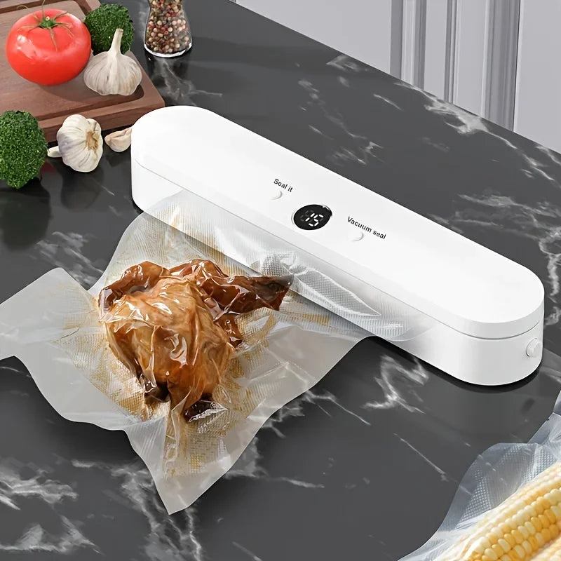 Automatic Vacuum Sealer Machine For Food Storage With 10pcs Free Food Saver Bags 220v Sealing Machine For Vacuum Package